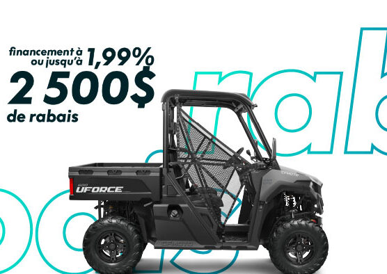 Financement à 1.99% ou jusqu'à 2500$ de rabais - UFORCE